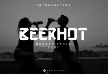 Beerhot Font Poster 1