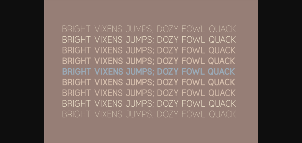 Beetroot Font Poster 5