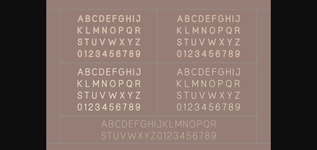 Beetroot Font Poster 6