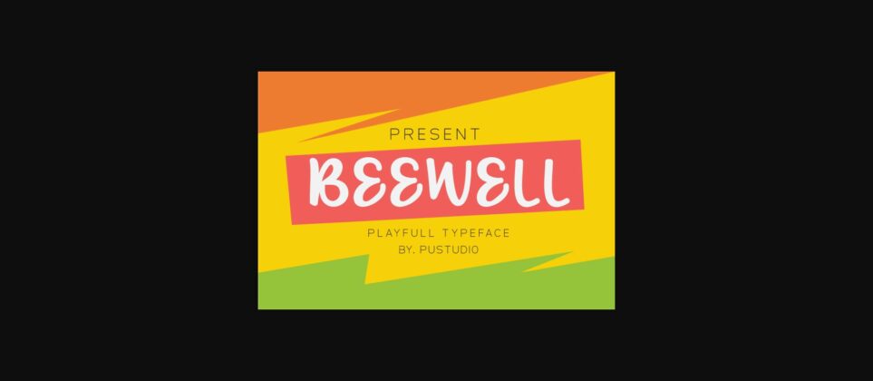 Beewell Font Poster 3