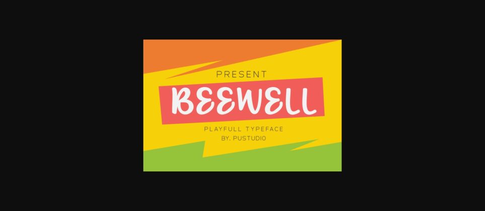 Beewell Font Poster 1