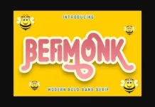 Befimonk Font Befimonk Font Poster 1