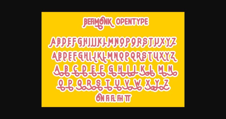 Befimonk Font Poster 8