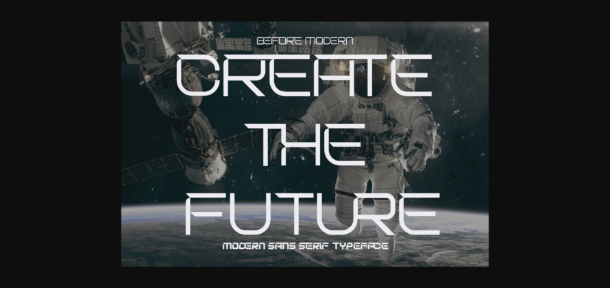 Before Modern Font Poster 6
