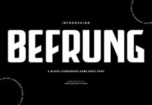 Befrung Font Poster 1