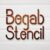 Begab Stencil Font