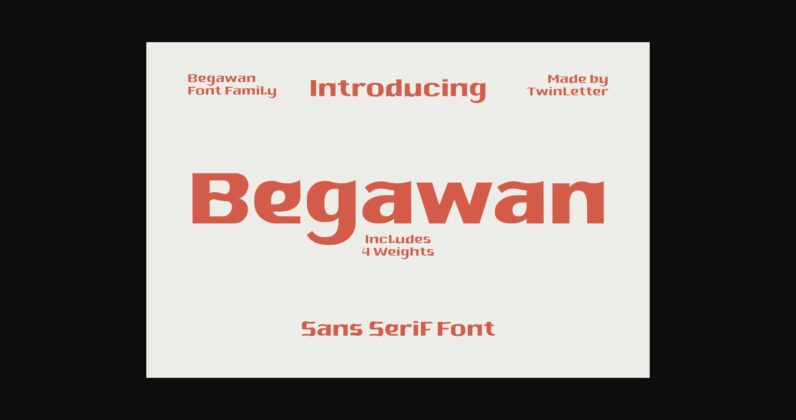 Begawan Font Poster 3