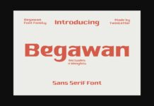 Begawan Font Poster 1