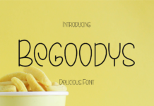 Begoodys Reborn Font Poster 1