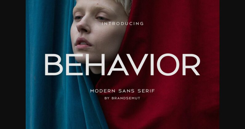 Behavior Font Poster 3