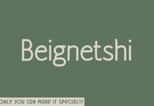 Beignetshi Font Poster 1