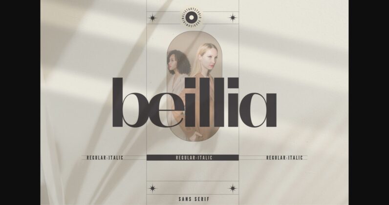 Beillia Font Poster 3