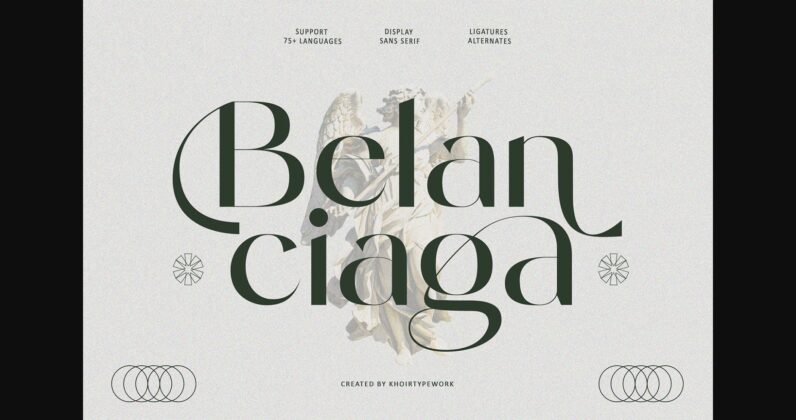 Belanciaga Font Poster 3