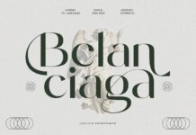 Belanciaga Font Poster 1