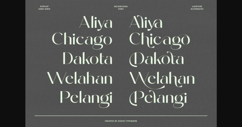 Belanciaga Font Poster 9