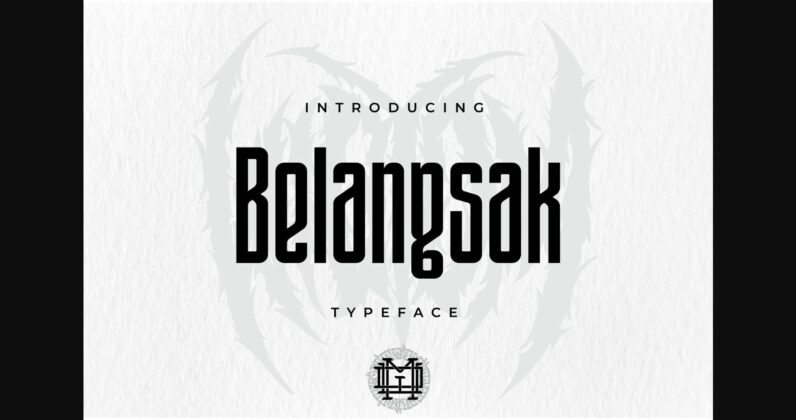 Belangsak Font Poster 3