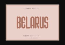 Belarus Font Poster 1