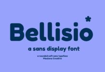Belissio Font Poster 1