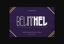 Belithel Font Poster 1