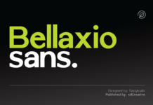 Bellaxio Sans Font Poster 1