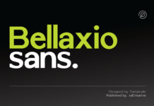 Bellaxio Sans Font Bellaxio Sans Font Poster 1