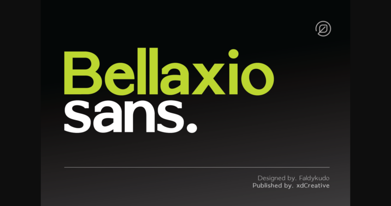 Bellaxio Sans Font Poster 1