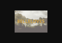 Belleloves Font Poster 1