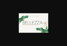 Bellezza Extra Light Font Poster 1