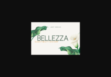 Bellezza Light Font Poster 1