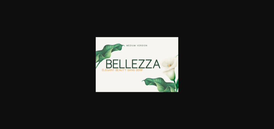Bellezza Medium Font Poster 3