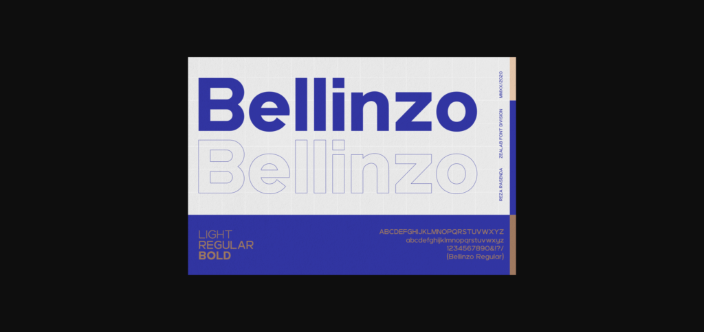 Bellinzo Font Poster 3