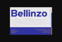 Bellinzo Font Poster 1