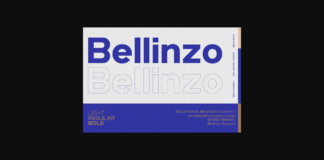 Bellinzo Font Poster 1