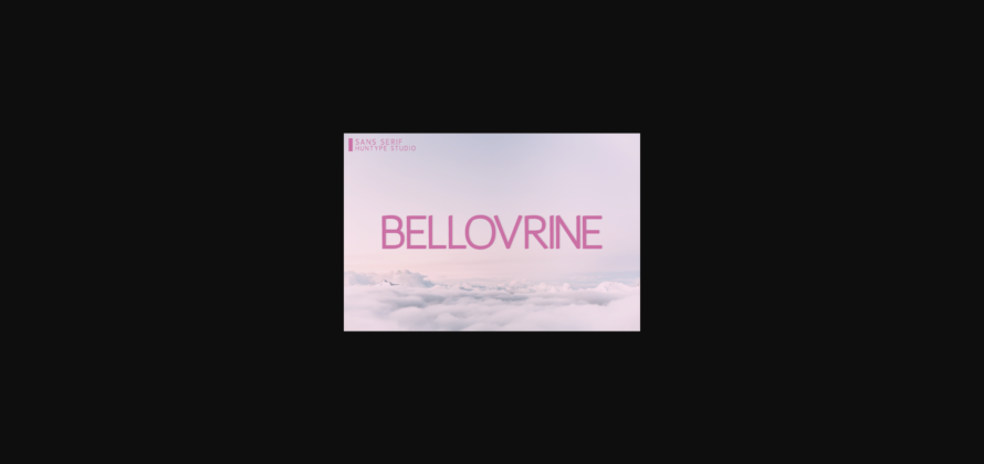 Bellovrine Font Poster 3