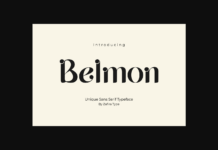 Belmon Font Poster 1