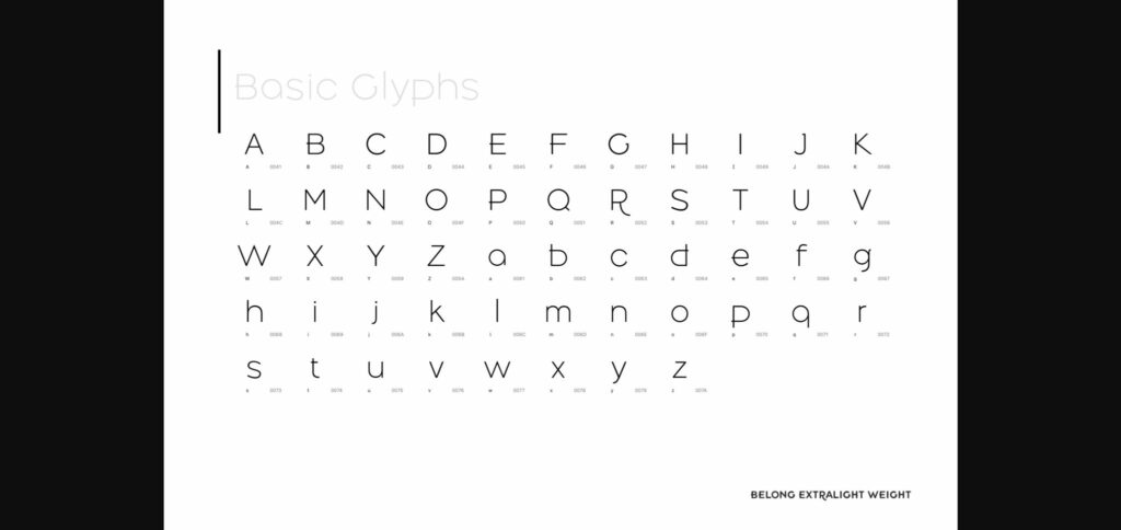 Belong Font Poster 10