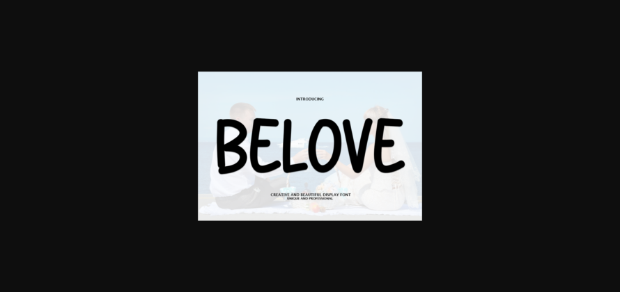 Belove Font Poster 3