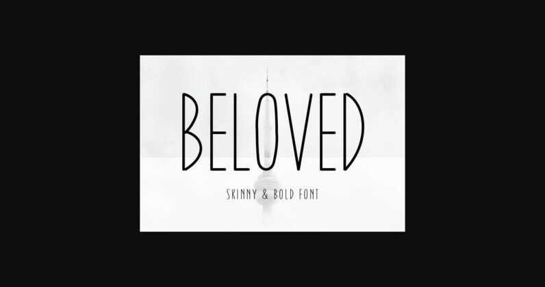 Beloved Font Poster 3