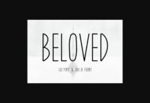 Beloved Font Poster 1