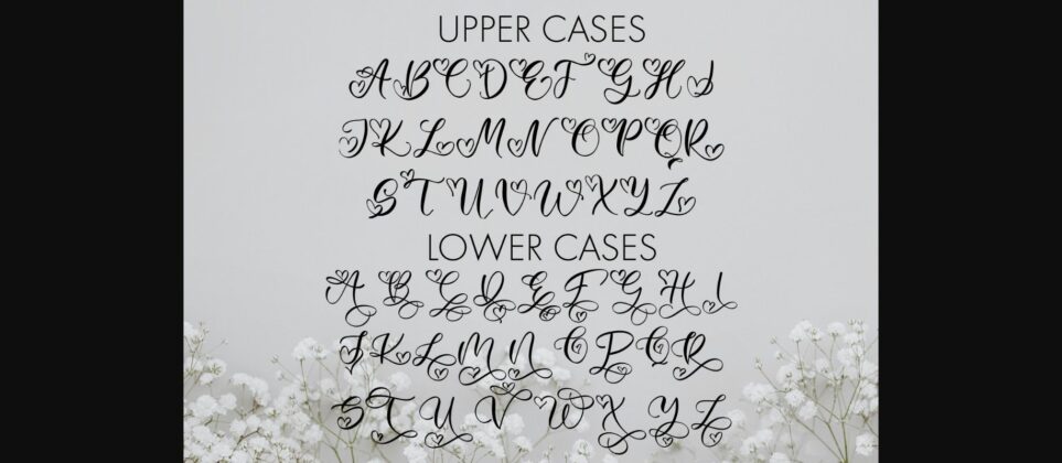 Beloved Monogram Font Poster 4