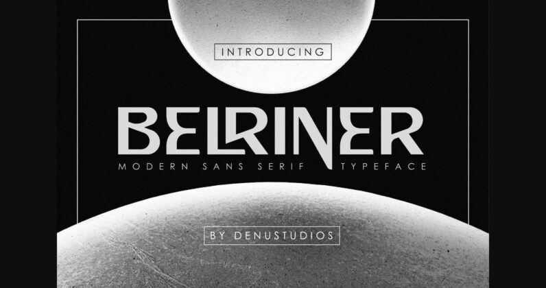 Belriner Font Poster 3