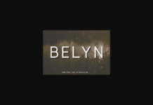 Belyn Font Poster 1