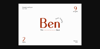 Ben Font Poster 1