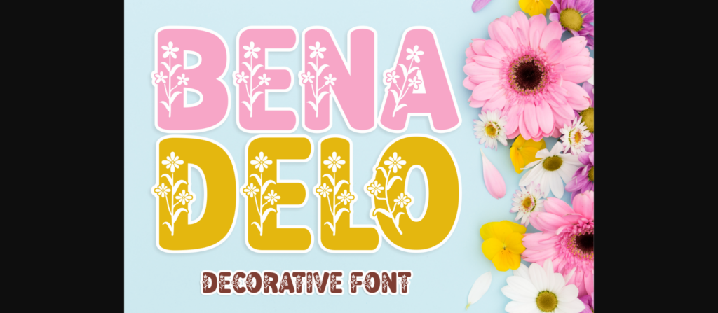 Bena Delo Font Poster 1