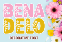 Bena Delo Font Poster 1