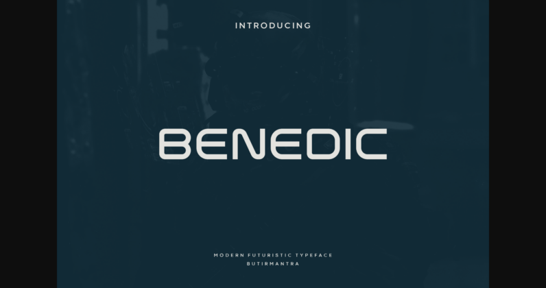 Benedic Font Poster 3