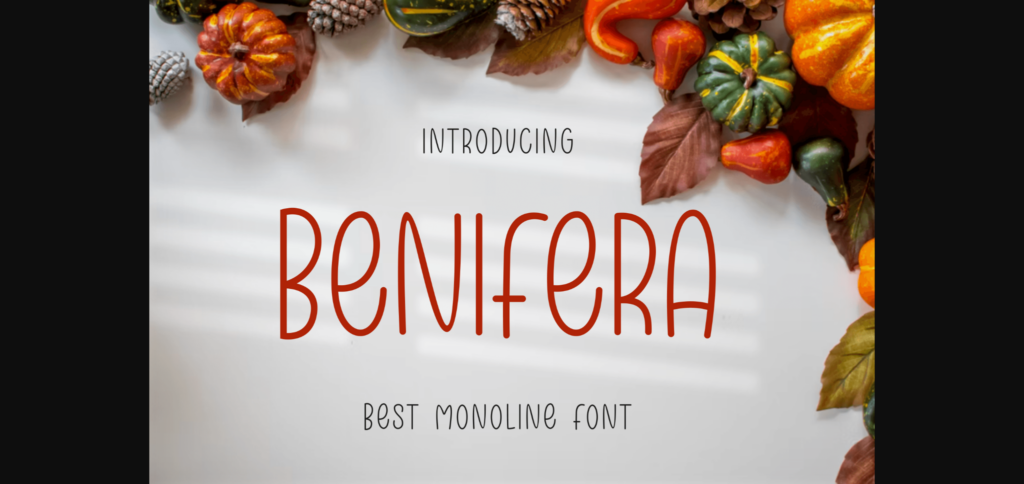 Benifera Font Poster 3