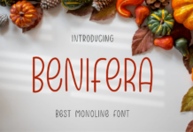 Benifera Font Poster 1