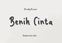 Benih Cinta Font Poster 1