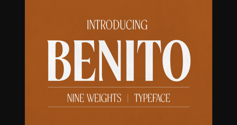 Benito Font Poster 3